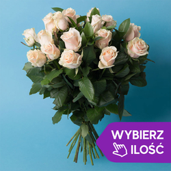 Kwiaciarnia Laflora - Jasne róże od 7 do 1000
