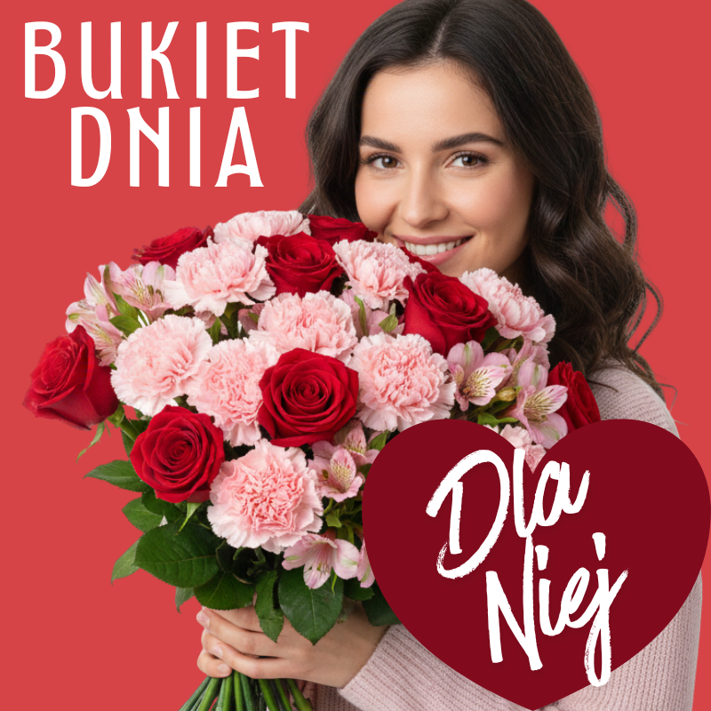 Kwiaciarnia Laflora - Bukiet dnia na Walentynki
