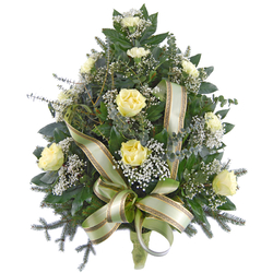 Kwiaciarnia Laflora - Wiązanka pogrzebowa – Dusza w niebiosach